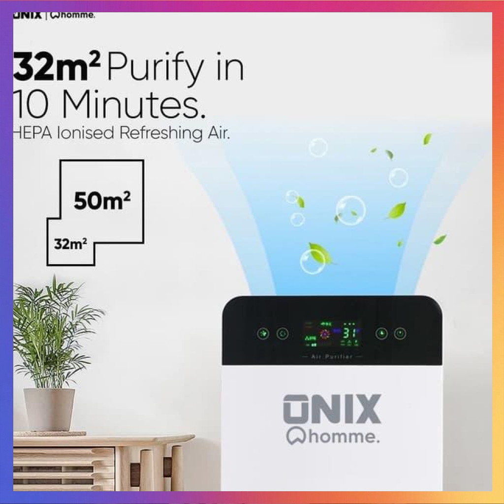 Jual Barang Berkualitas Onix Air Purifier Lite Touch Display Pembersih